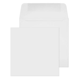 Square Wallet Gummed White 100x100 100gsm Envelopes