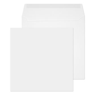 SQUARE WALLET GUMMED WHITE 160X160 100GSM Envelopes