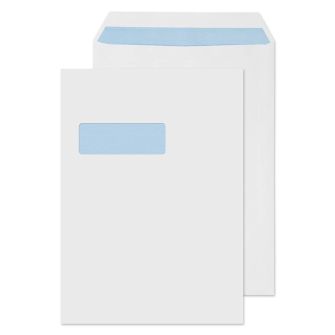 Pocket Self Seal Window White C4 324x229 120gsm Envelopes