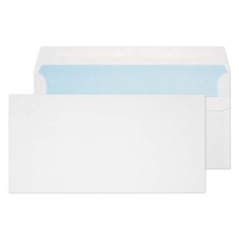 Wallet Self Seal White DL+ 121x235 90gsm Envelopes