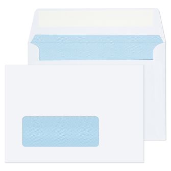 Wallet Peel and Seal White 100gsm C6 114x162  Envelopes