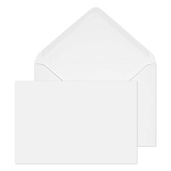 Banker Invitation Gummed White C6 114x162 100gsm Envelopes