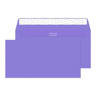 Wallet Peel and Seal Summer Violet DL+ 114x229 120gsm Envelopes