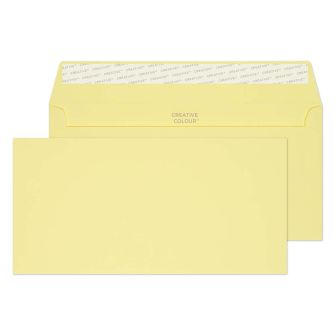 Wallet Peel and Seal Lemon Yellow DL+ 114x229 120gsm Envelopes