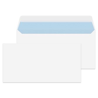 Wallet Peel and Seal White DL 110x220 100gsm Envelopes