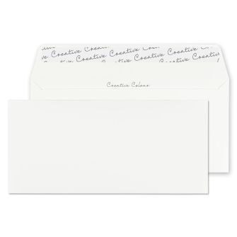 Wallet Peel and Seal Chalk White DL+ 114x229 120gsm Envelopes