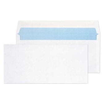 Wallet Gummed White BRE 102x216 80gsm Envelopes
