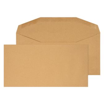 Mailer Gummed Manilla DL+ 114x235 80gsm Envelopes