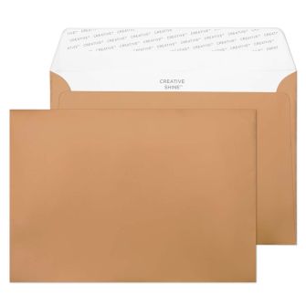 Wallet Peel and Seal Metallic Copper C5 162x229 120gsm Envelopes