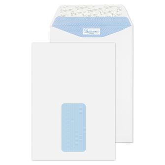 Pocket Peel and Seal Window Ultra White Wove C5 229x162 120gsm Envelopes