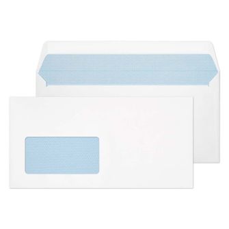 Wallet Peel and Seal Window Ultra White DL 110x220 120gsm Envelopes