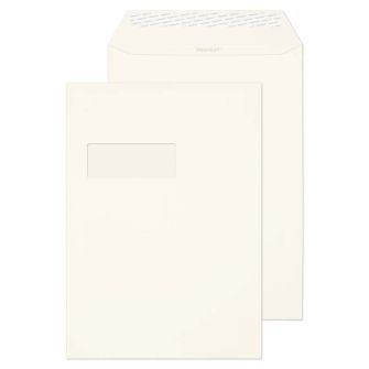 Pocket Peel and Seal Window High White Wove C4 324x229 120gsm Envelopes