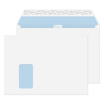 Wallet Peel and Seal Window Ultra White Wove C4 229x324 120gsm Envelopes