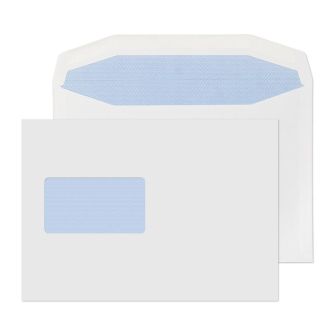Mailer Gummed CBC Window White C5 162x229 90gsm Envelopes
