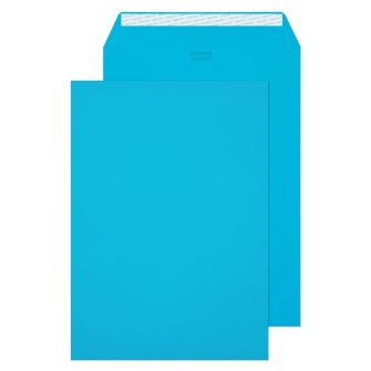Pocket Peel and Seal Caribbean Blue C4 324x229mm 120gsm Envelopes