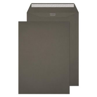 Pocket Peel and Seal Graphite Grey C4 324x229mm 120gsm Envelopes