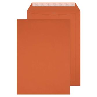 Pocket Peel and Seal Marmalade Orange C4 324x229mm 120gsm Envelopes