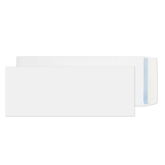 Pocket Peel and Seal White 430x162 120gsm Envelopes