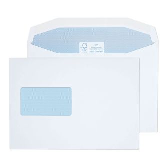Mailer Gummed CBC Window White C5 162x229 115gsm Envelopes