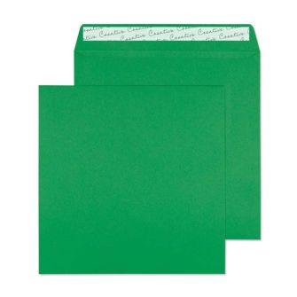 Square Wallet Peel and Seal Avocado Green 220x220 120gsm Envelopes
