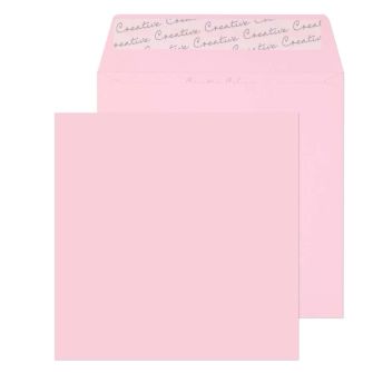 Square Wallet Peel and Seal Baby Pink 160x160 120gsm Envelopes
