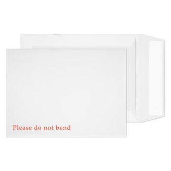 Board Back Pocket Peel and Seal White 241x178 120gsm