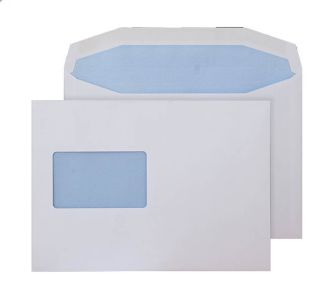 Mailer Gummed CBC Window White C5+ 162x238 90gsm Envelopes