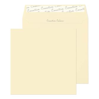Square Wallet Peel and Seal Clotted Cream 155x155 120gsm Envelopes