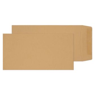 Pocket Gummed Manilla DL+ 235x121 80gsm Envelopes
