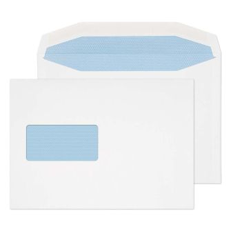 Mailer Gummed Window White C5 162x229 110gsm Envelopes