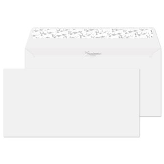 Wallet Peel and Seal Diamond White Laid DL 110x220 120gsm Envelopes