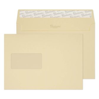 Wallet Peel and Seal Vellum Laid 120GM Window BX500 C5 162x229 Envelopes