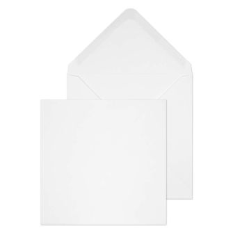 Square Banker Invitation Gummed White 140x140 100gsm Envelopes