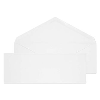 Banker Invitation Gummed White 80x215 90gsm Envelopes