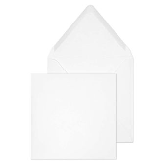 Square Banker Invitation Gummed White 146x146 90gsm Envelopes