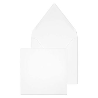 Square Banker Invitation Gummed White 155x155 90gsm Envelopes
