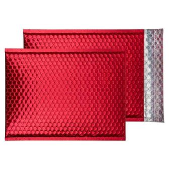 Padded Bubble Pocket Peel and Seal Festive Red C4 320x240
