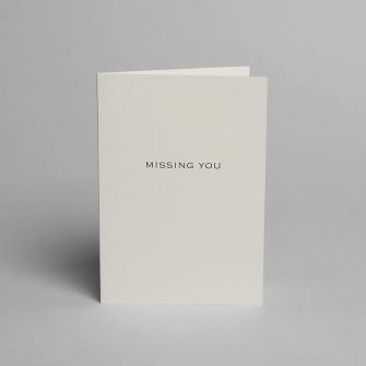 Indigo, Missing You Cards & Envelopes, A6, Pack of 5