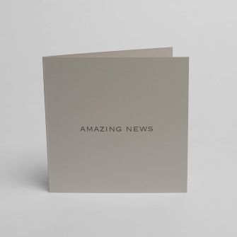 Indigo, Amazing News Cards & Envelopes, Square, Pack of 5