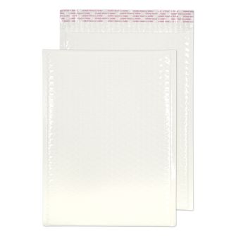 Neon Gloss Padded Pocket Peel and Seal White BX100 340x240
