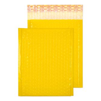 Neon Gloss Padded Pocket Peel and Seal Yellow BX100 250x180