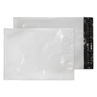 Polypost Polythene Pocket Peel and Seal White C4+ 320x240