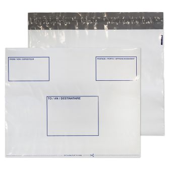 Polypost Polythene Wallet Peel and Seal White C3+ 330x430