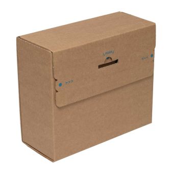 Postal Box Peel and Seal Kraft 300x190x40