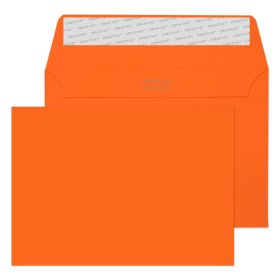 Wallet Peel and Seal Pumpkin Orange C6 114x162 120gsm Envelopes
