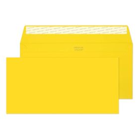 Wallet Peel and Seal Banana Yellow DL+ 114x229 120gsm Envelopes