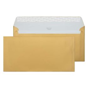 Wallet Peel and Seal Metallic Gold DL+ 114x229 130gsm Envelopes