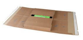 Postal Wrap Peel and Seal Kraft 455x320x20-100