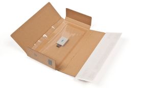 Postal Box Peel and Seal Kraft 235x122x20
