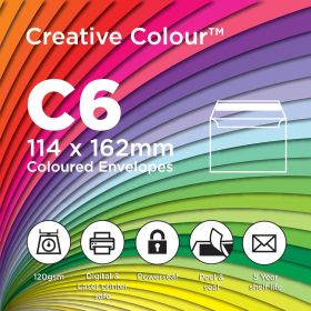 Creative Colour C6 Envelopes